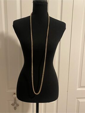 Gold Long Chain Necklace - Womens Jewelry